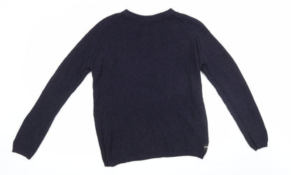 Additional front view of Only & Sons men’s blue jumper, size M