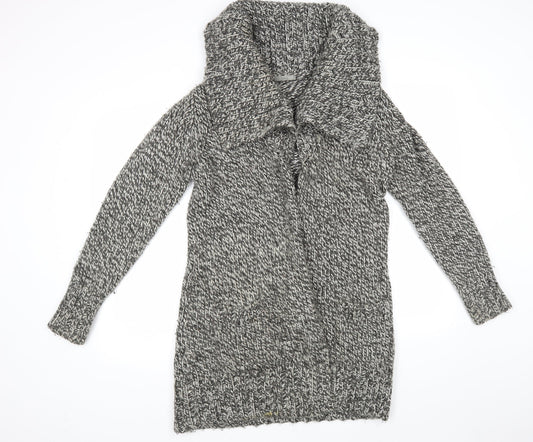 M&S Womens Grey   Cape Jumper Size 12