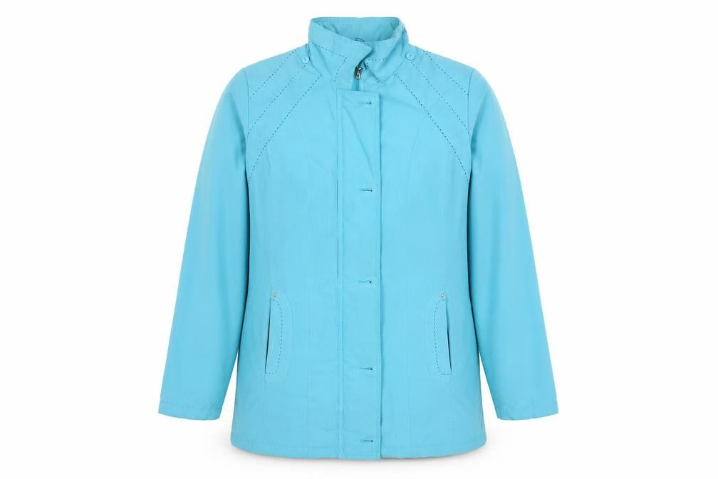 Klass Womens Blue   Overcoat Blazer Size M