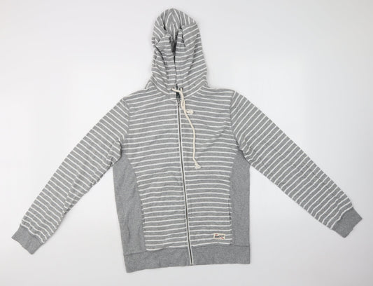 Roots Womens Multicoloured Striped  Full Zip Hoodie