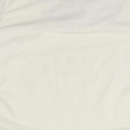 Primark Womens White Solid  Top Pyjama Top Size 10