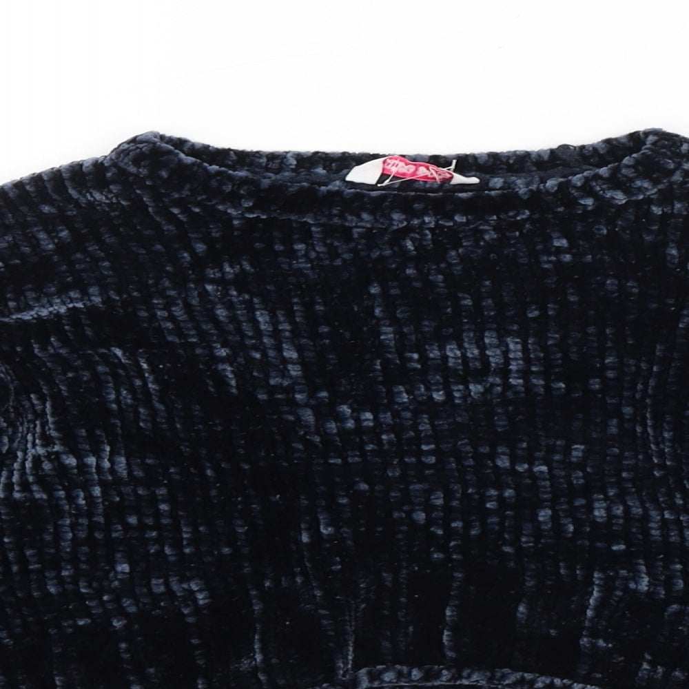 Miss E-vie Girls Blue   Pullover Jumper Size 7-8 Years