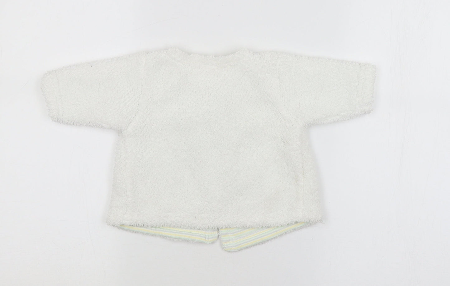 MINIMODE Baby White   Cardigan Jumper Size 0-3 Months