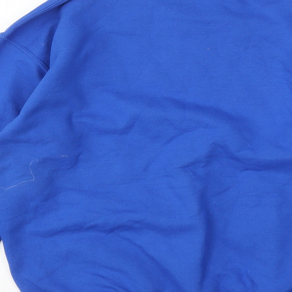 Gildan Womens Blue   Pullover Sweatshirt Size L