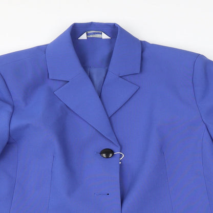 Special Collection  Womens Purple   Jacket Sport Coat Size 16