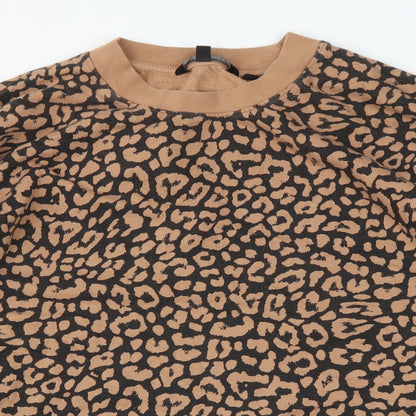 Capsule Womens Multicoloured Animal Print Pullover Jumper Size 12