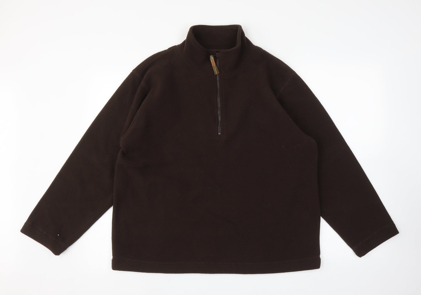 Suzanne Grae Womens Brown   Pullover Sweatshirt Size M