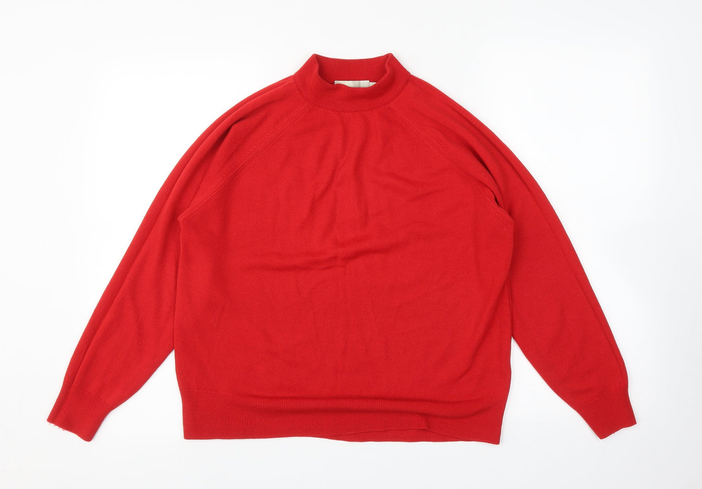 Jessica Reid Womens Red   Pullover Sweatshirt Size 16