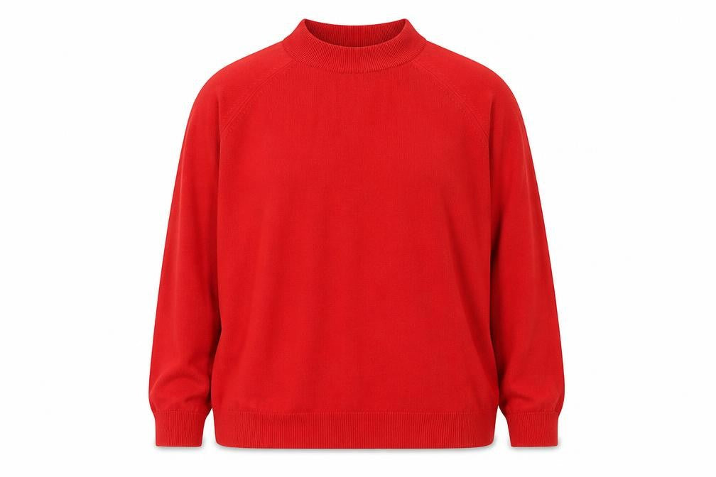 Jessica Reid Womens Red   Pullover Sweatshirt Size 16