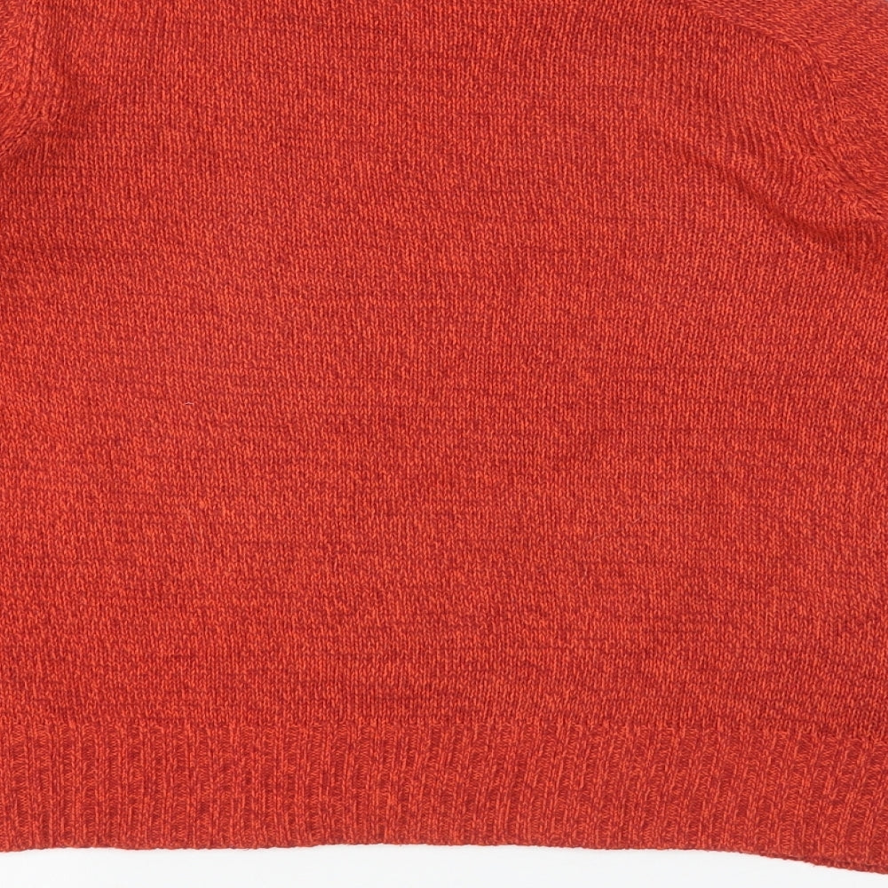 H&M Womens Orange   Pullover Jumper Size S