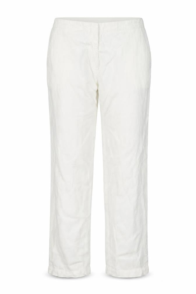 Beach Cafe Womens Ivory   Trousers  Size L L31 in