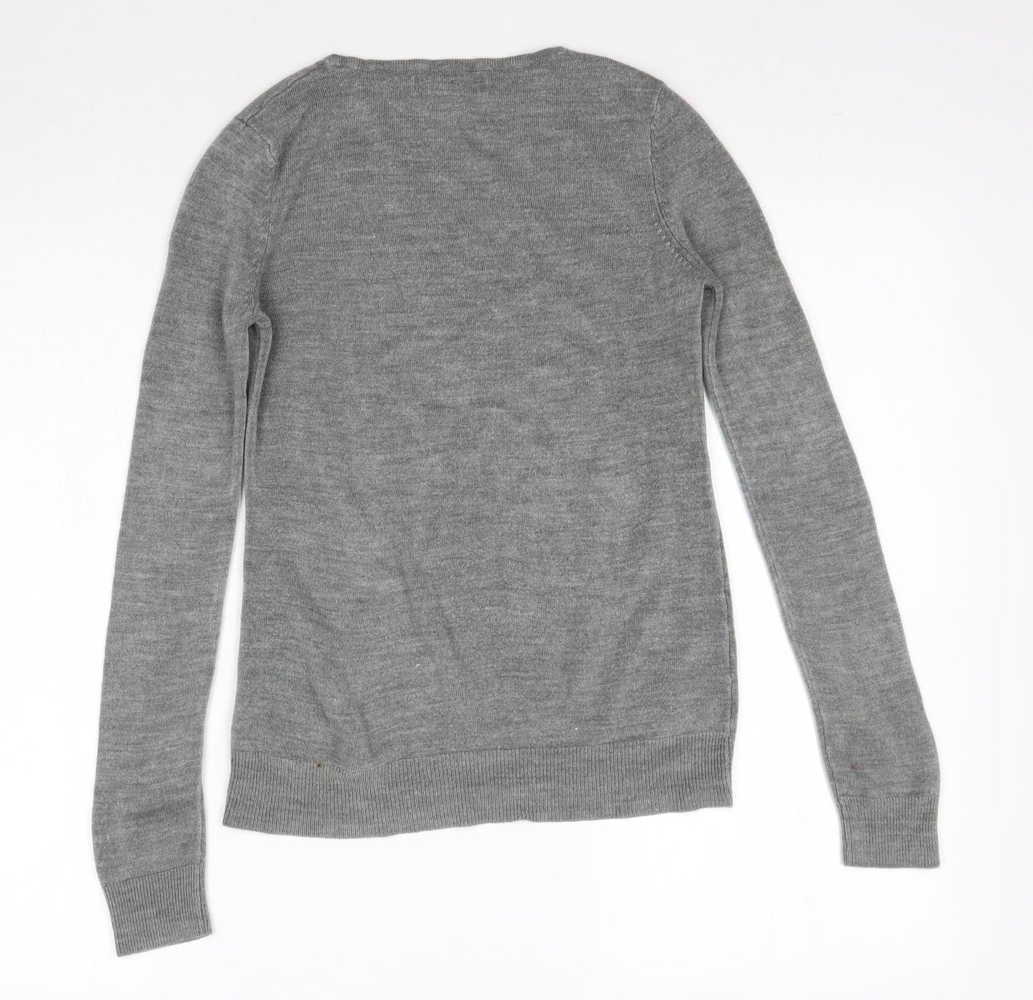 Atmosphere Womens Grey  Knit Basic T-Shirt Size 6