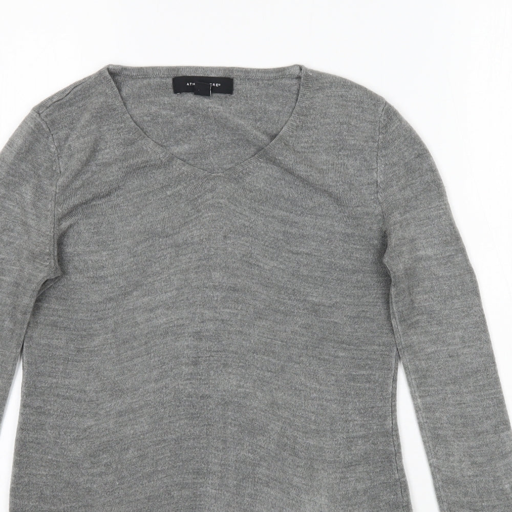 Atmosphere Womens Grey  Knit Basic T-Shirt Size 6