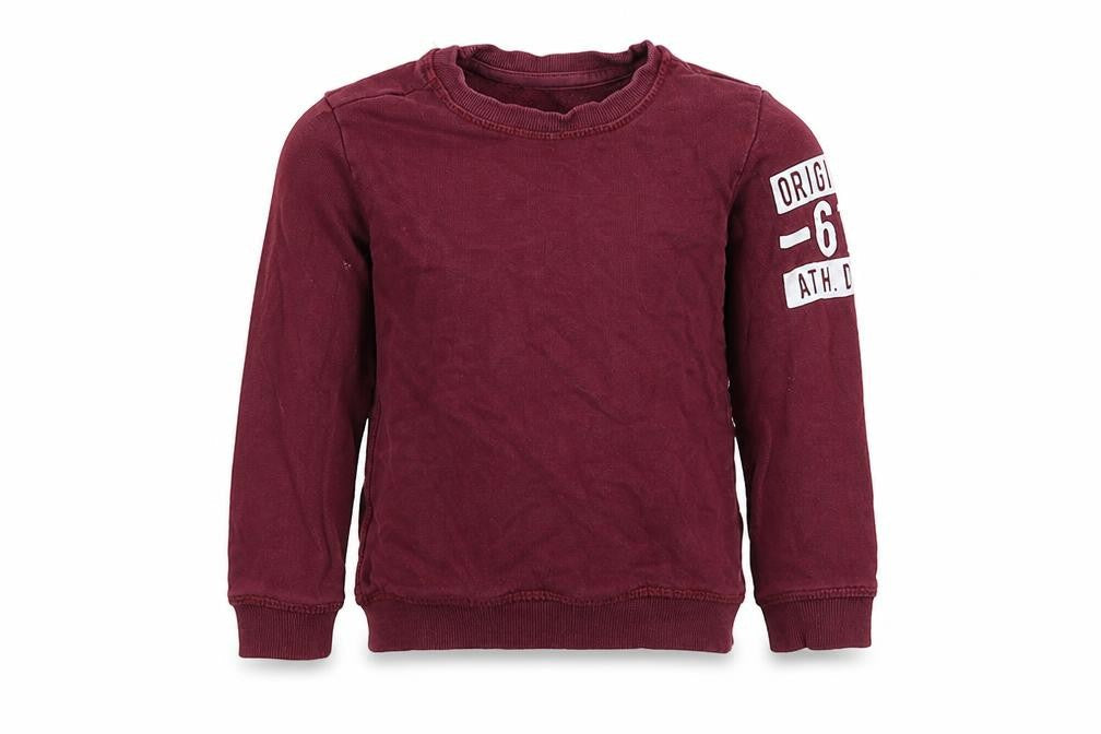 Mothercare Boys Red   Pullover Sweatshirt Size 2-3 Years
