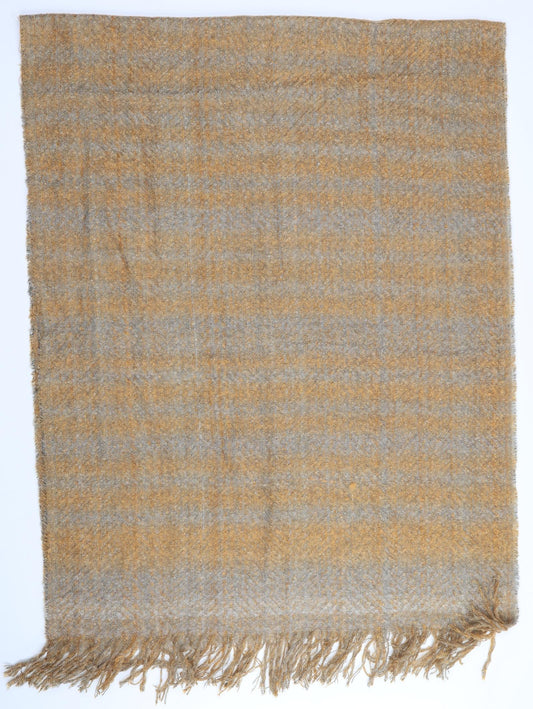 Preworn Womens Gold Striped   Shawl/Wrap
