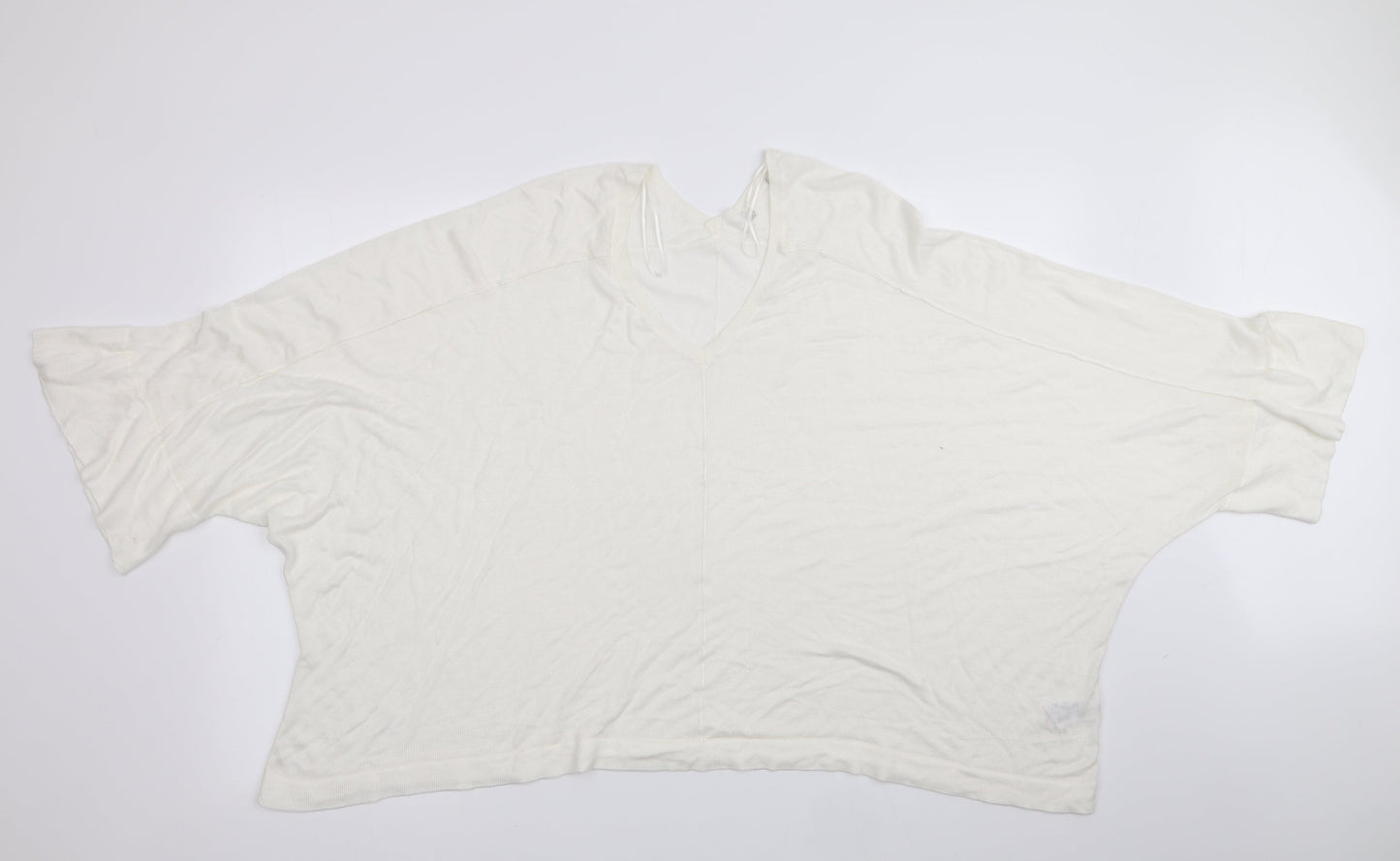 NEXT Womens Ivory   Pullover Jumper Size XL  - Batwing Sleeve