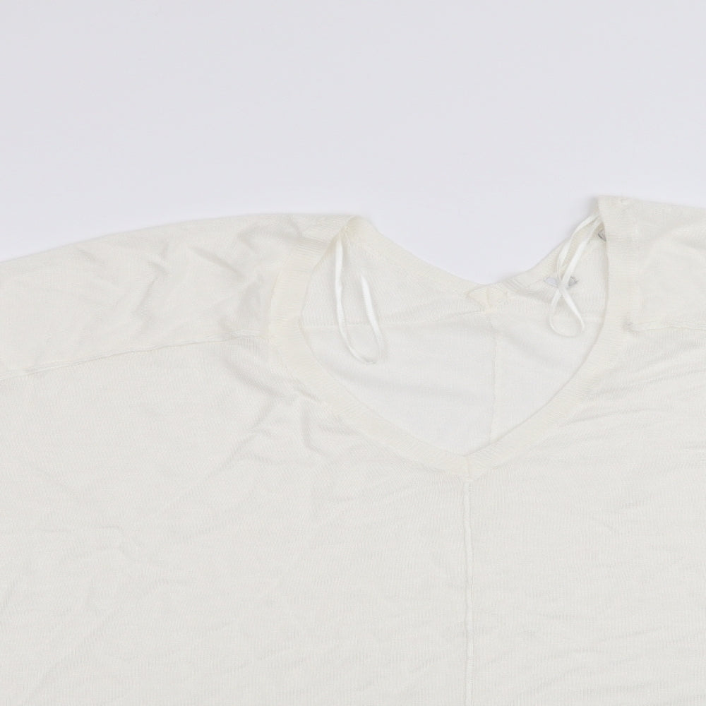 NEXT Womens Ivory   Pullover Jumper Size XL  - Batwing Sleeve