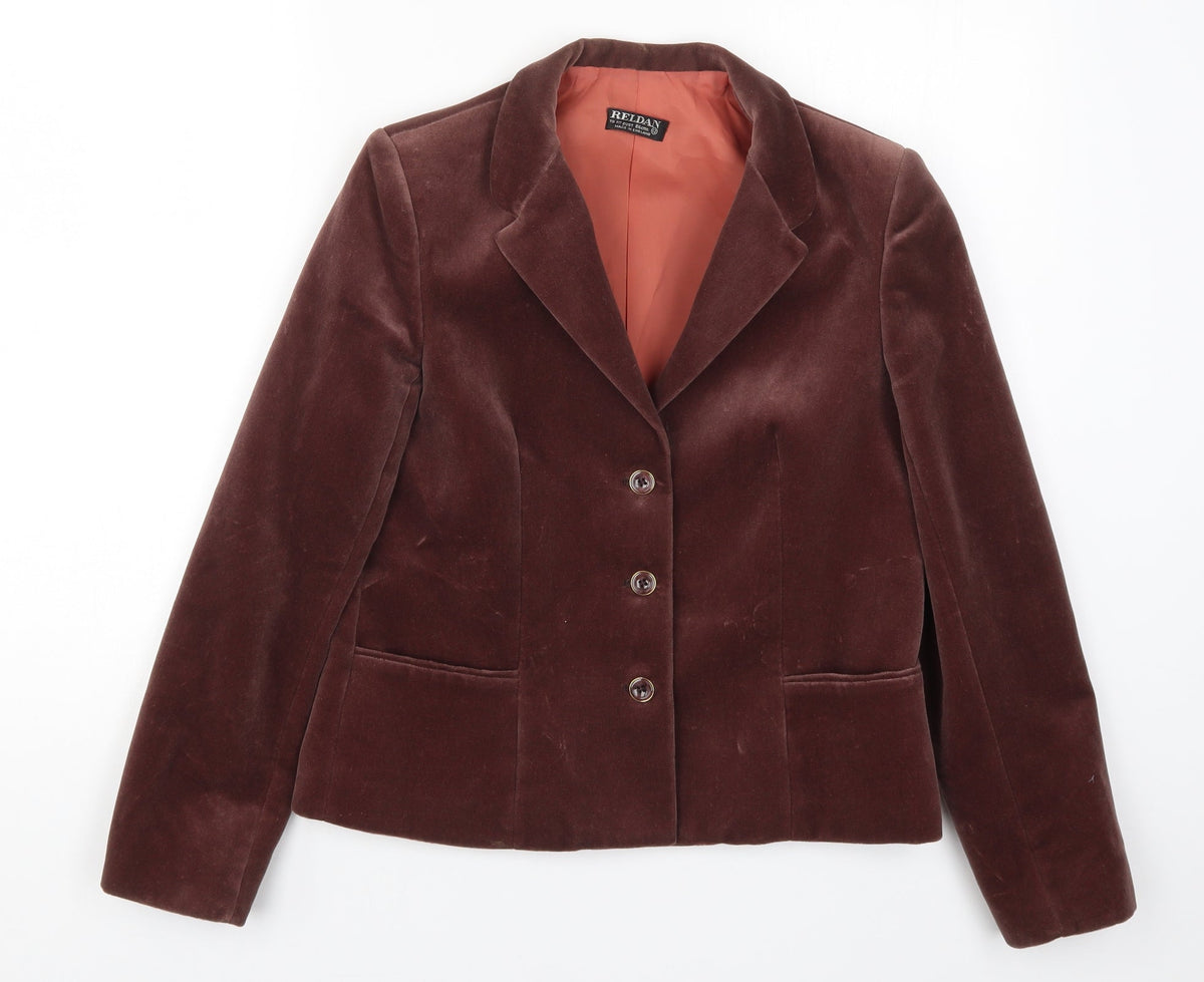 Reldan Womens Pink   Jacket  Size 12