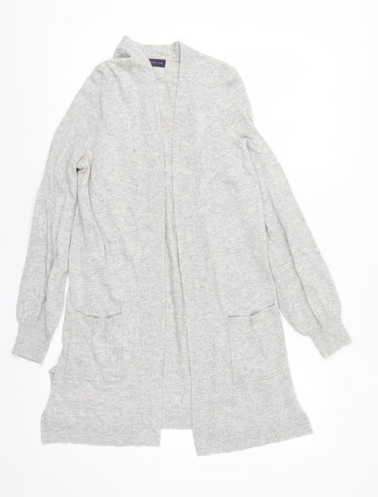 Marks and Spencer Womens Grey  Knit Cardigan Jumper Size S