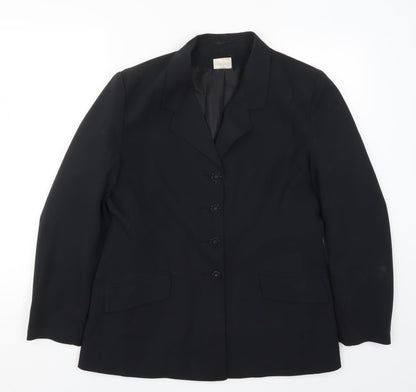 Select Womens Black   Jacket Suit Jacket Size 14