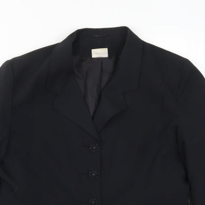 Select Womens Black   Jacket Suit Jacket Size 14