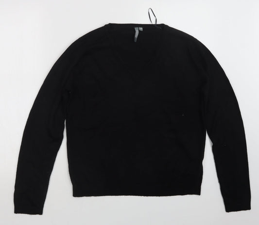 Originals Womens Black  Knit Pullover Jumper Size 12