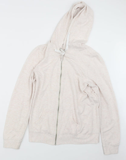 Preloved George Womens Pink   Full Zip Hoodie Size 10 - Front