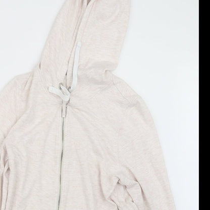 Preloved George Womens Pink   Full Zip Hoodie Size 10 - Detail
