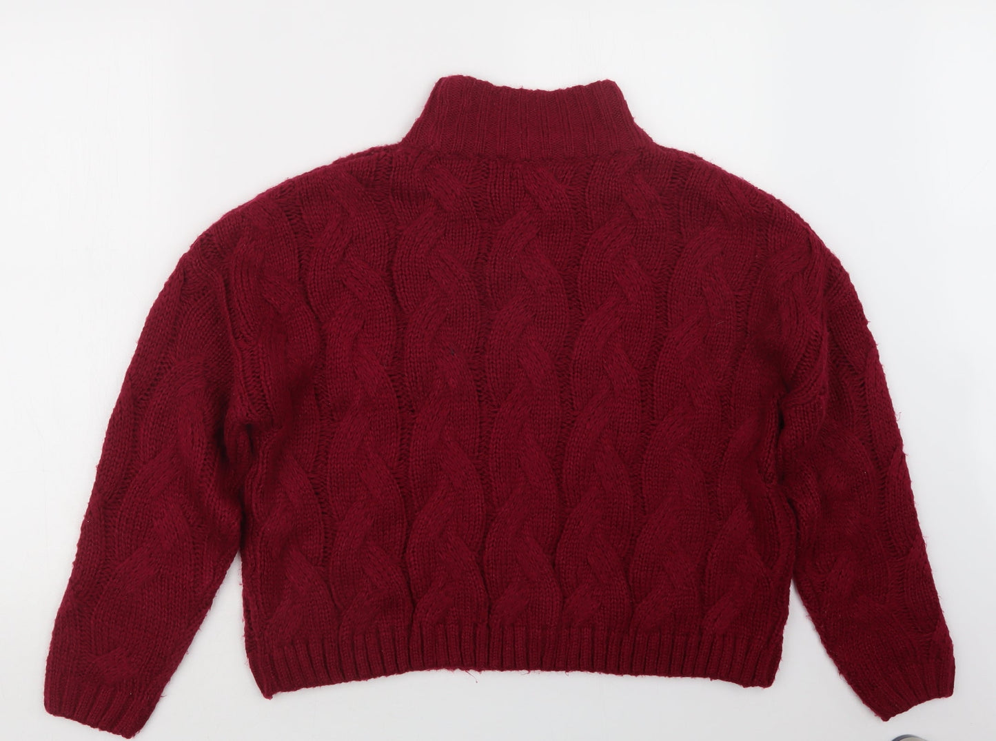 M&Co Womens Pink  Knit Pullover Jumper Size 14