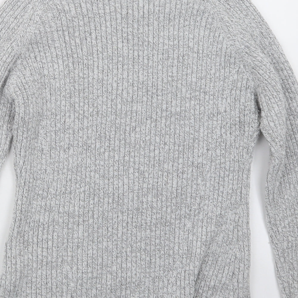 Select Womens Grey  Knit Pullover Jumper Size S