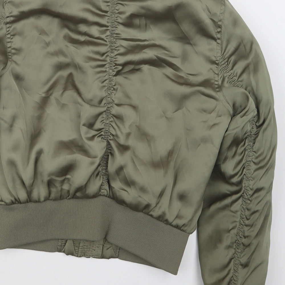 H&M Womens Green   Jacket  Size 6