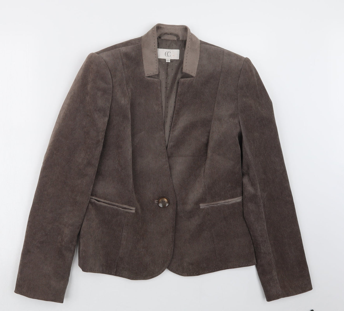 cc Womens Beige   Jacket Blazer Size 10