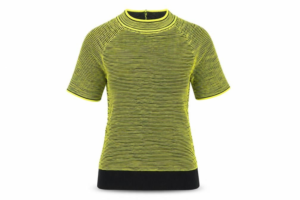 Next Womens Yellow Striped  Pullover Jumper Size 6
