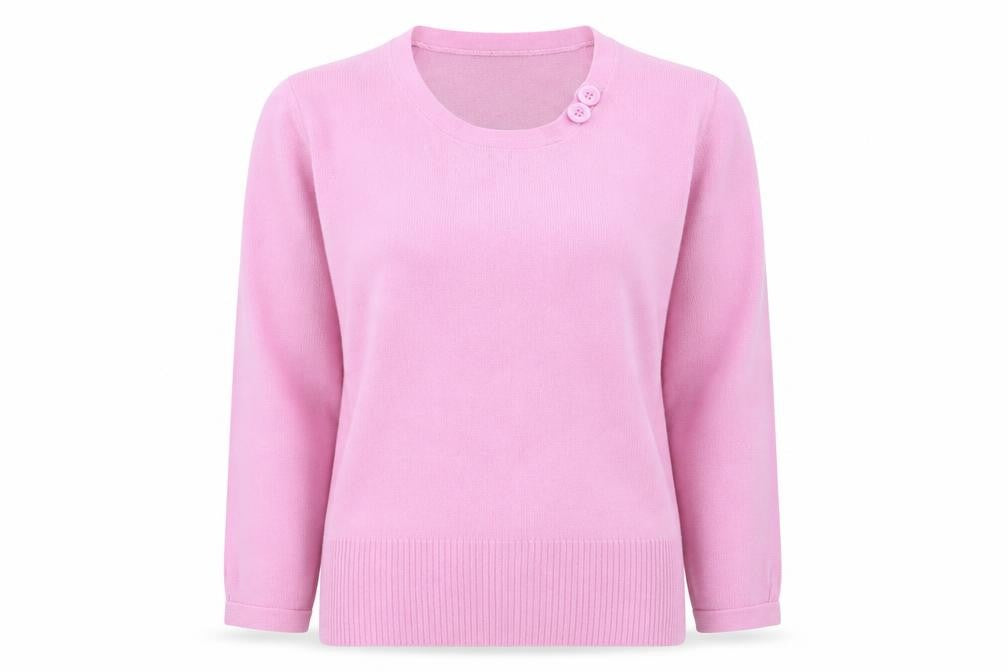 Ann Marie Womens Pink   Pullover Jumper Size L