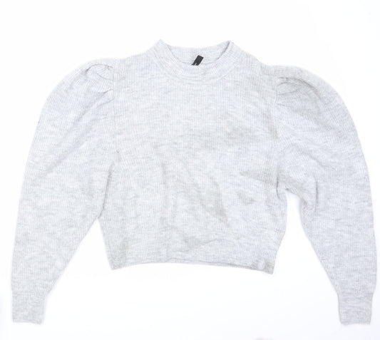 H&M Womens Grey   Pullover Jumper Size M