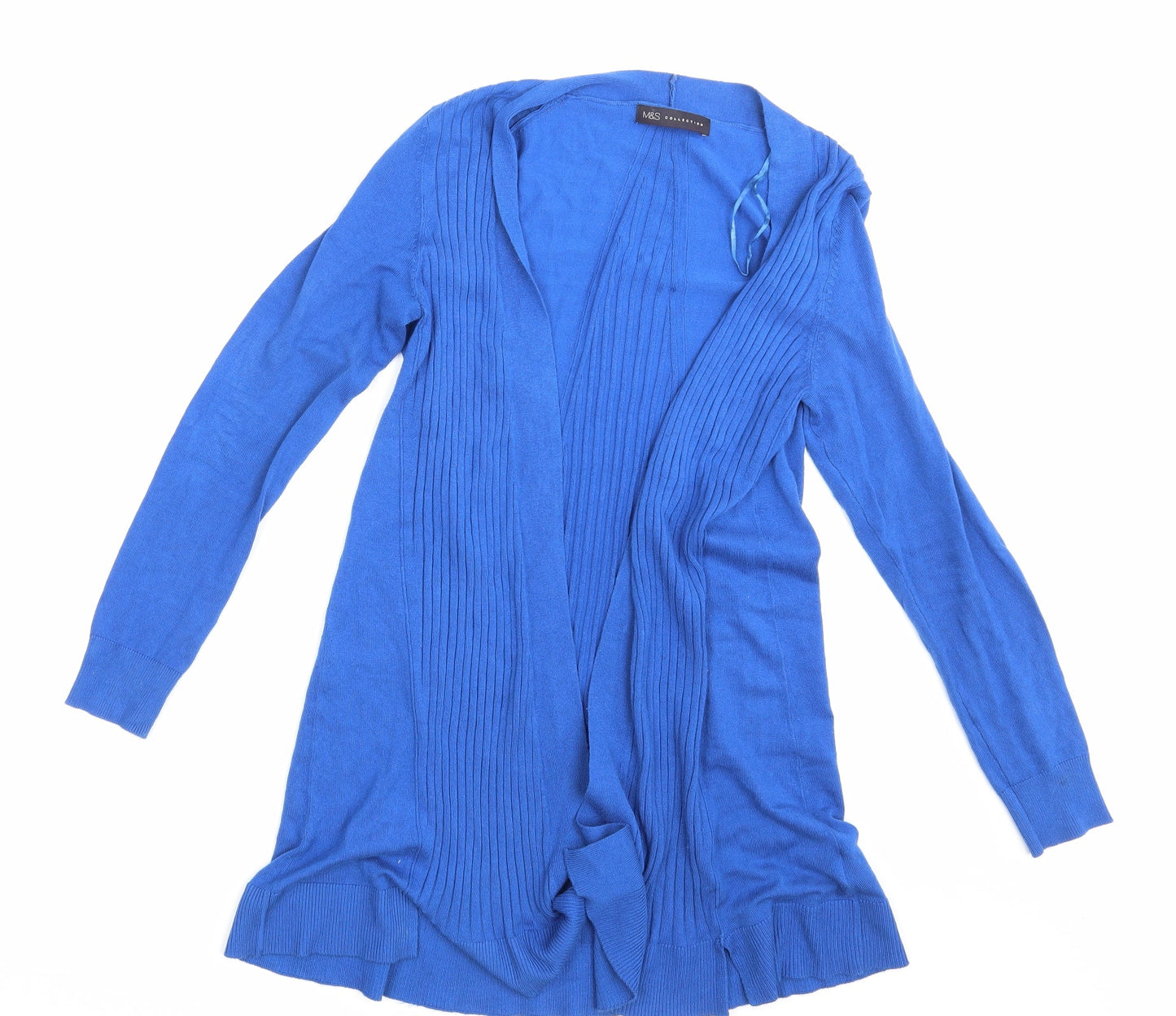 M&S Womens Blue   Wrap Jumper Size S