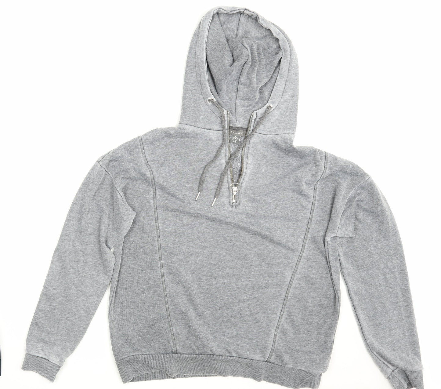 Primark Womens Grey   Pullover Hoodie Size 10