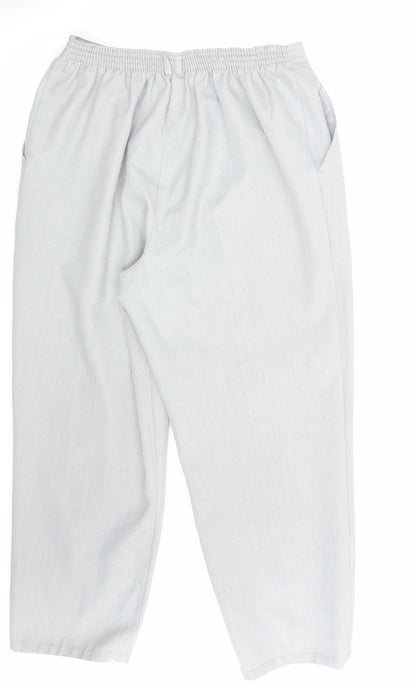 Marks & Spencer Womens Grey   Trousers  Size 18 L25 in