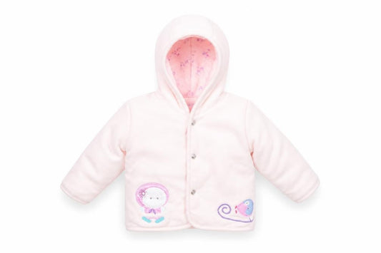 Marks & Spencer Girls Pink   Jacket Coat Size 0-3 Months