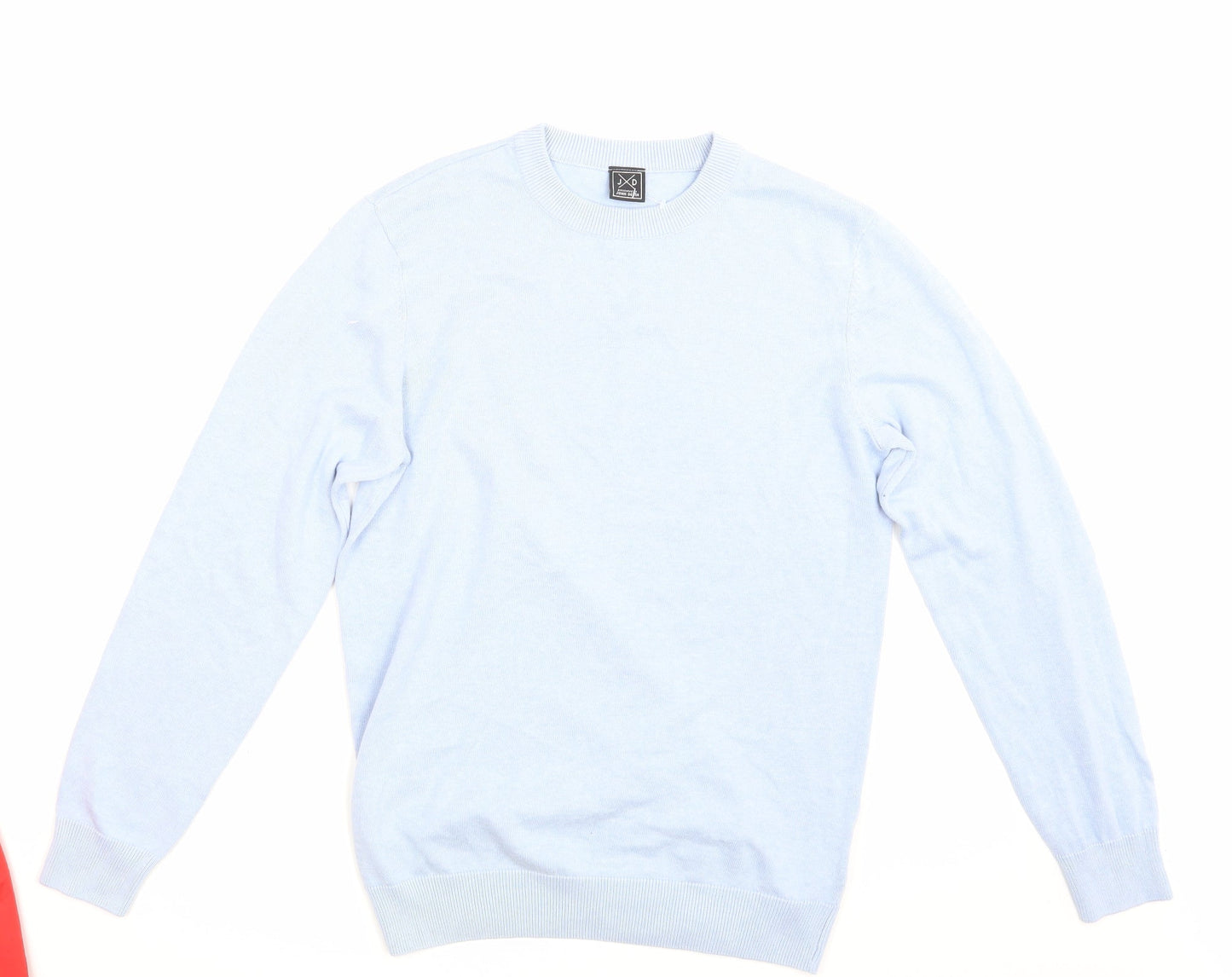 John Devin Mens Blue   Pullover Sweatshirt Size M