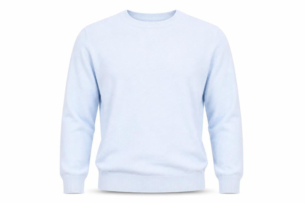 John Devin Mens Blue   Pullover Sweatshirt Size M