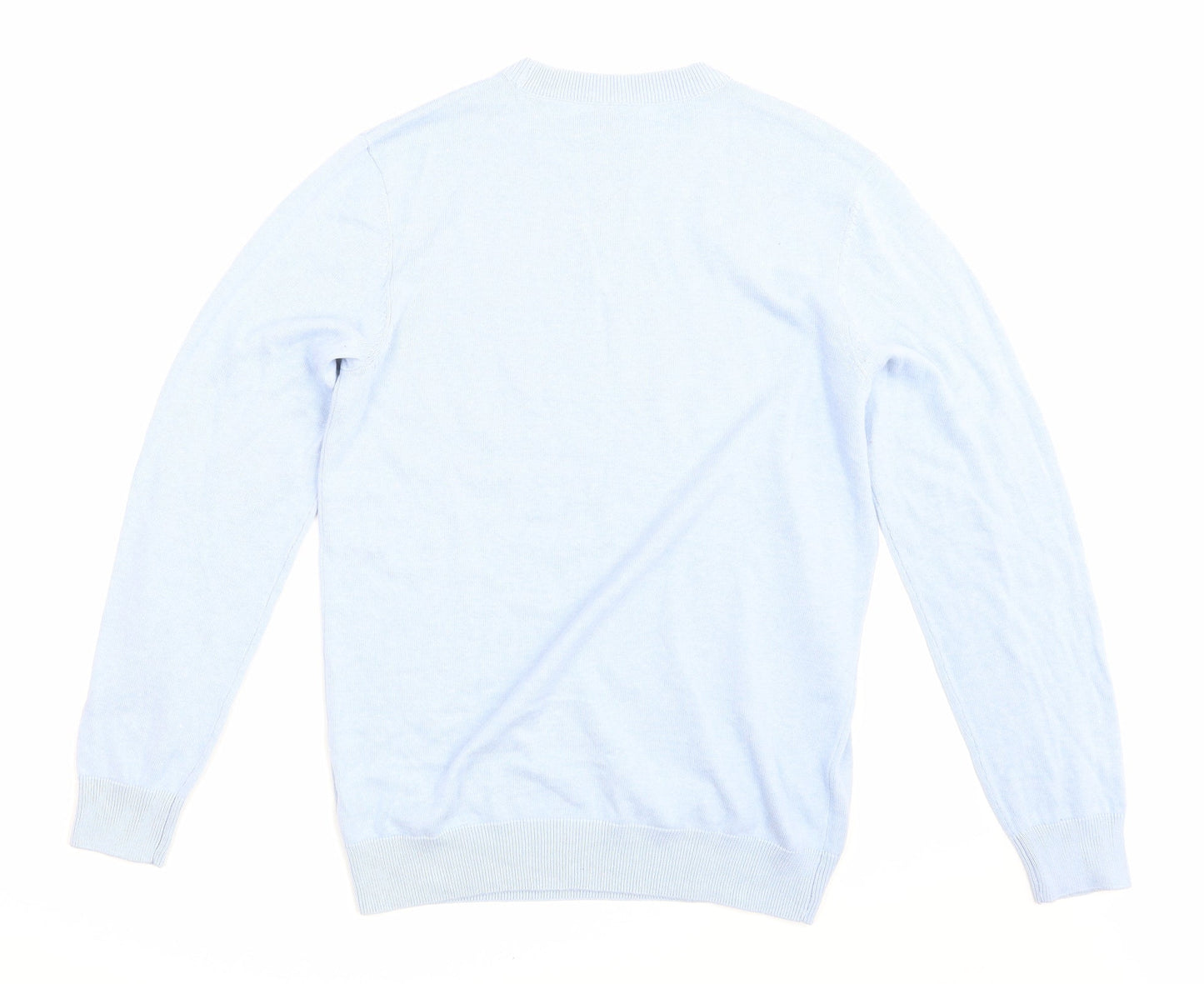 John Devin Mens Blue   Pullover Sweatshirt Size M