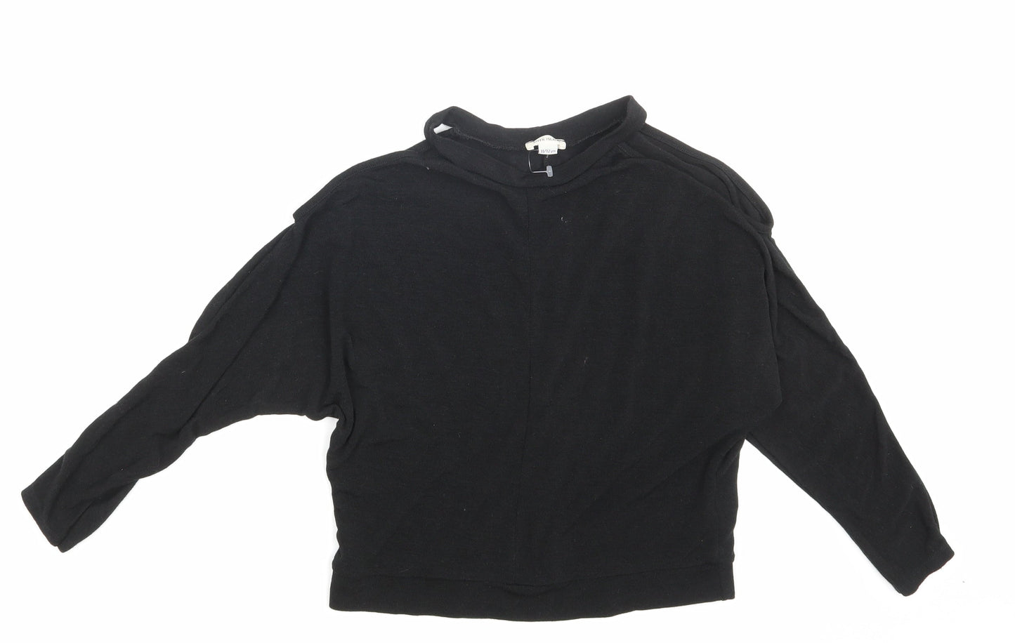 River Island Girls Black   Pullover Sweatshirt Size 11-12 Years