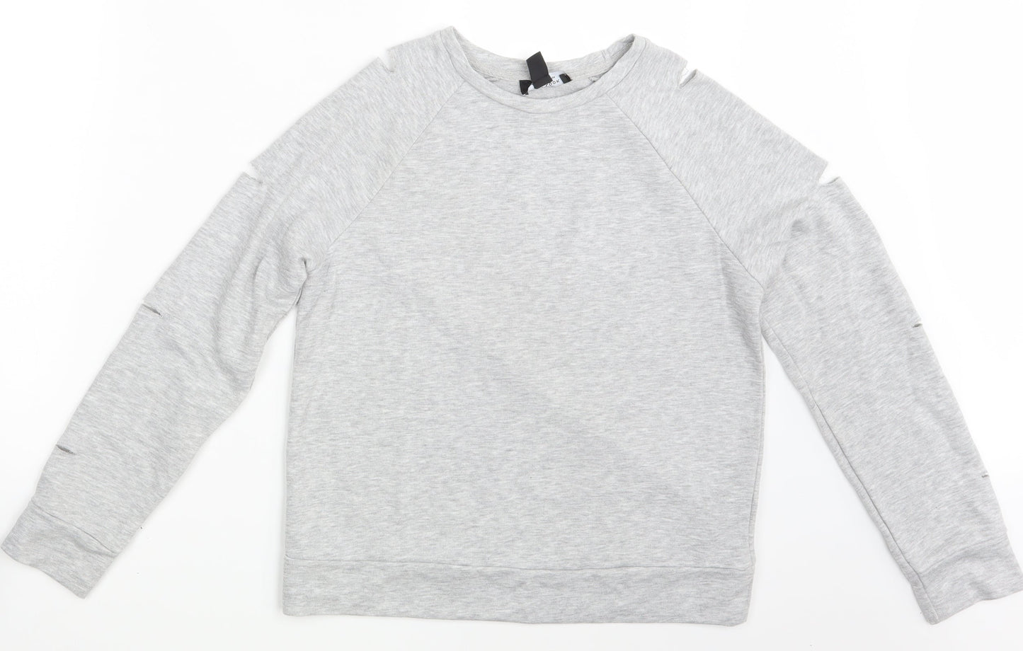 New Look Girls Grey   Pullover Sweatshirt Size 12-13 Years
