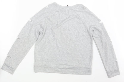 New Look Girls Grey   Pullover Sweatshirt Size 12-13 Years