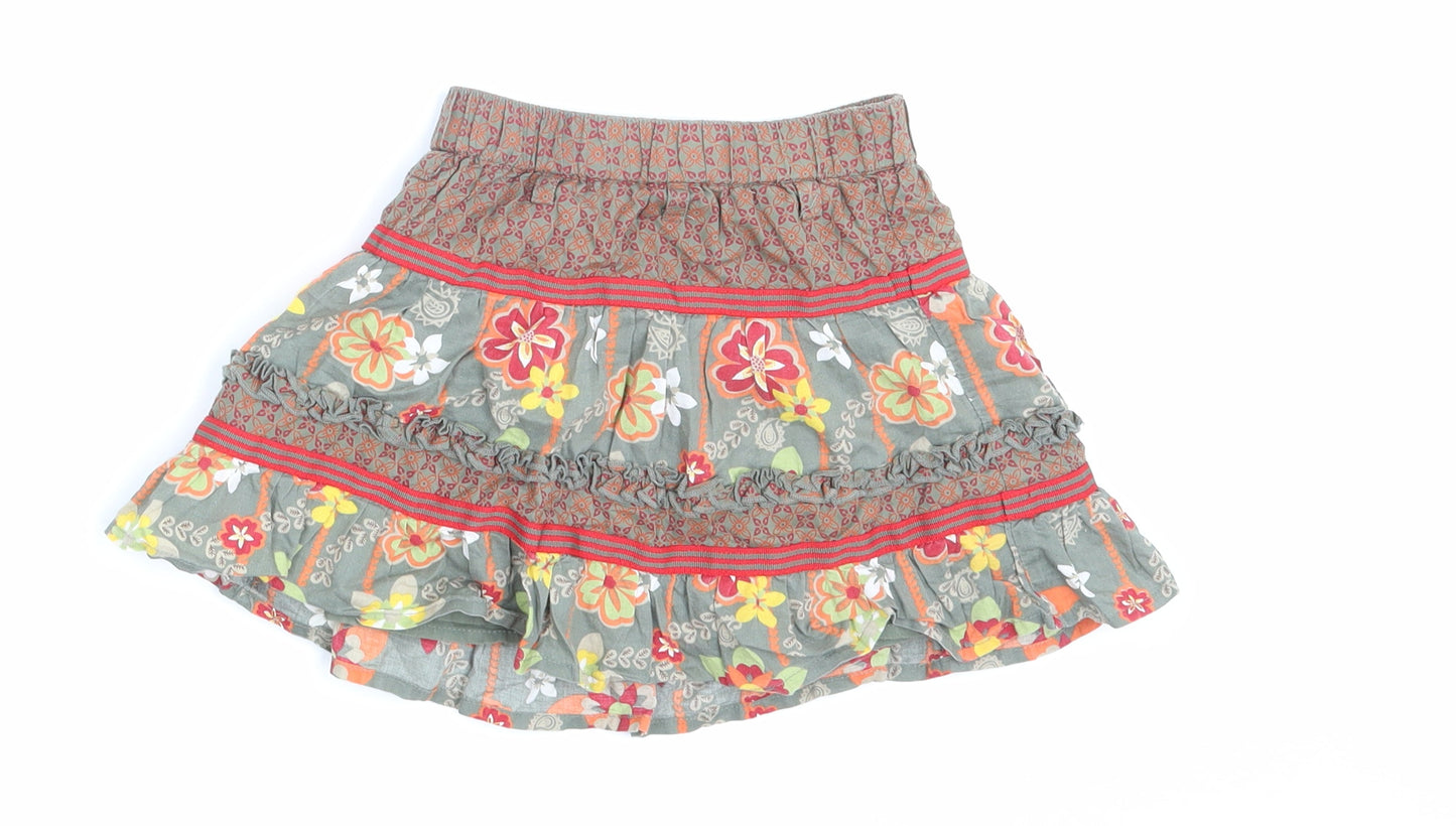Fransa  Girls Multicoloured Flecked  A-Line Skirt Size 24 Months  - Waist 18in