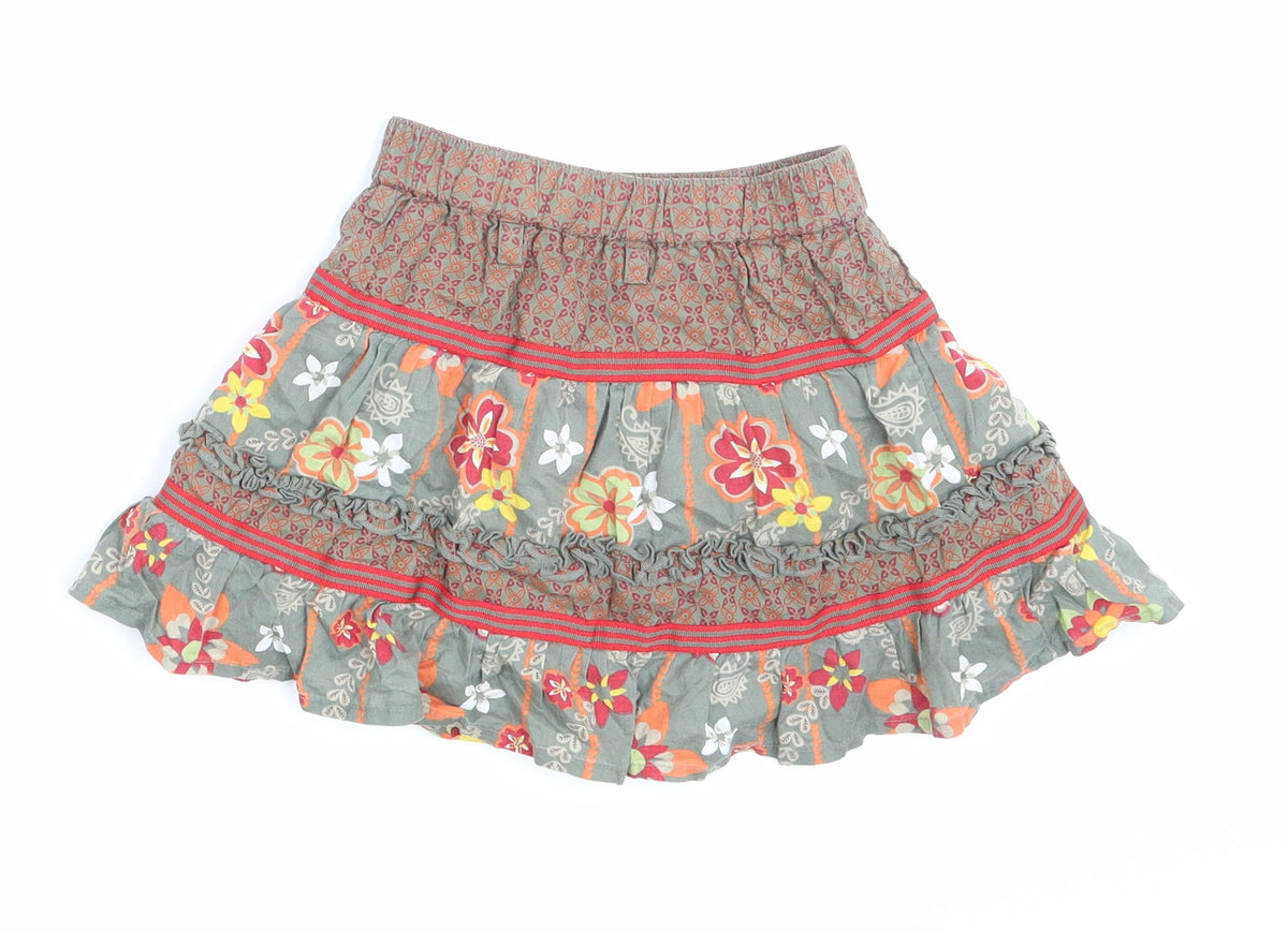 Fransa  Girls Multicoloured Flecked  A-Line Skirt Size 24 Months  - Waist 18in