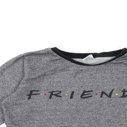 Preloved FRIENDS Womens Grey   Pullover Sweatshirt Size 6  - FRIENDS - Detail