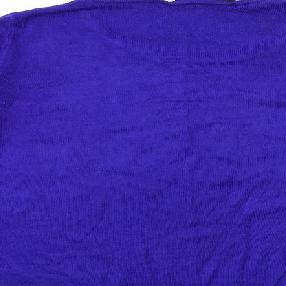 Brand and care label for ORIGINALS women’s blue knit jumper, size UK 16
