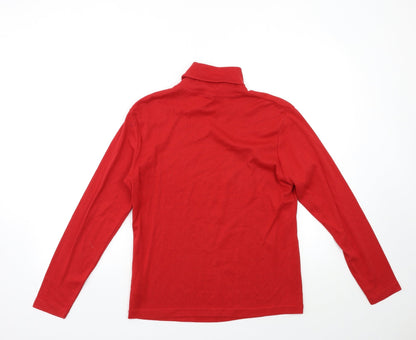 Preloved BEING CASUAL Womens Red   Basic T-Shirt Size 12 - Back